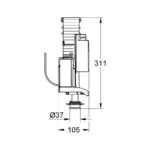 Grohe Dual Flush Discharge Valve AV1 42320