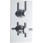 Hudson Reed Tec Pura Twin Thermostatic Valve with Diverter