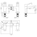 Hudson Reed Soar Bath Shower Mixer Tap