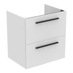 Ideal Standard i.Life A 60cm 2 Drawer Matt White Wall Vanity Unit