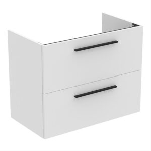 Ideal Standard i.Life A 80cm 2 Drawer Matt White Wall Vanity Unit