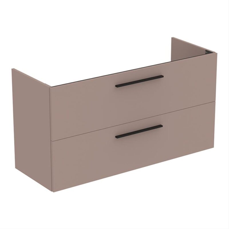 Ideal Standard i.Life A 120cm 2 Drawer Wall Vanity Unit Matt Griege