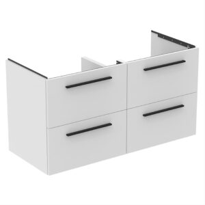 Ideal Standard i.Life B 120cm 4 Drawer Wall Basin Unit Matt White