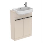 Ideal Standard i.Life S 60cm Compact Semi-Countertop Basin Unit Matt Beige