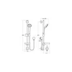 Ideal Standard Idealrain S3 Shower Kit B9556