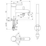 Ideal Standard Ceraline One Hole Bath Shower Mixer BC191 Chrome