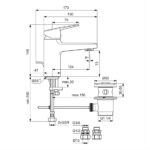 Ideal Standard Ceraplan Single Lever Basin Mixer with Pop-Up Waste BD221