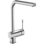 Ideal Standard Ceralook Single Lever L-Shape Spout Kitchen Mixer BD572 Chrome