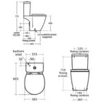 Ideal Standard Concept Space Pan, 4/2.6 Litre Cube Cistern & Soft Close Seat