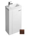 Ideal Standard Concept Space 450mm Basin Unit LH E1438 Walnut