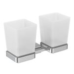 Ideal Standard IOM Square Double Tumbler & Holder E2205