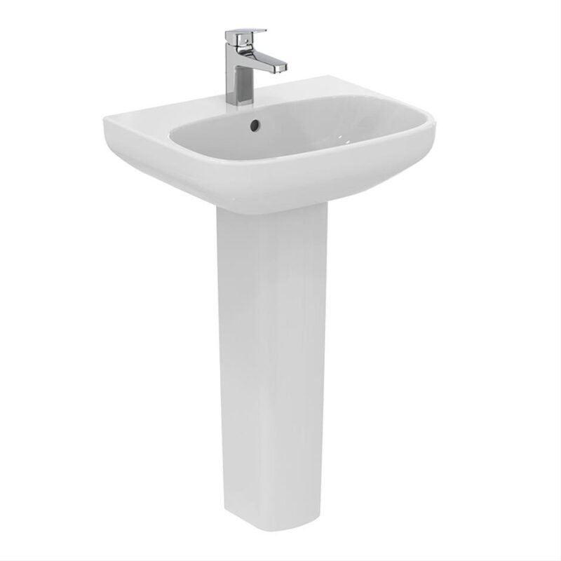 Ideal Standard i.Life A 55cm 1 Tap Hole Basin & Pedestal