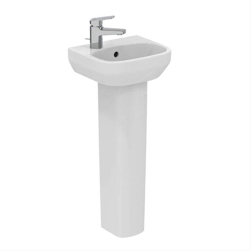 Ideal Standard i.Life A 35cm 1 Left Taphole Handrinse Basin & Pedestal