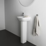 Ideal Standard i.Life A 35cm 1 Left Taphole Handrinse Basin & Pedestal