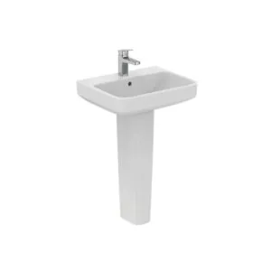 Ideal Standard i.Life B 550mm 1 Taphole Basin & Full Pedestal