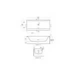 Ideal Standard Concept 170x75cm Double Ended Bath No Tapholes