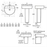 Ideal Standard Concept Sphere 55cm Basin & Pedestal