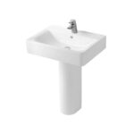 Ideal Standard Concept Cube 500mm 1 Taphole Basin & Full Pedestal