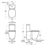 Ideal Standard Concept Toilet with 6/4 Litre Cistern & Standard Seat