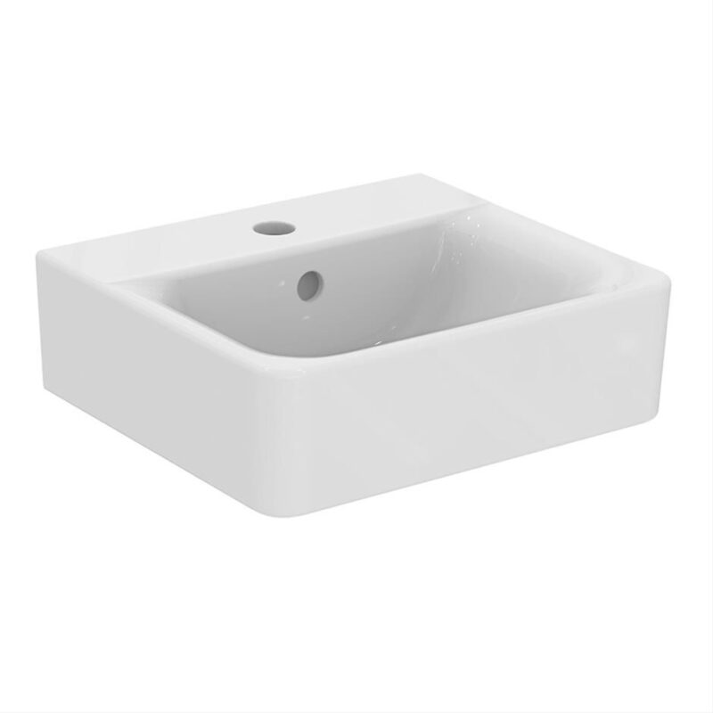 Ideal Standard Concept Cube 40cm Handrinse Washbasin 1 Taphole