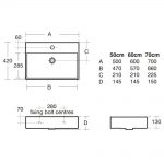 Ideal Standard Strada 60cm Countertop Washbasin 1 Taphole K0778