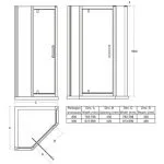 Ideal Standard Synergy 800mm Pentagon L6214 Bright Silver