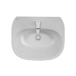 Ideal Standard Tesi 550mm 1 Taphole Basin & Semi Pedestal