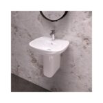 Ideal Standard Tesi 550mm 1 Taphole Basin & Semi Pedestal