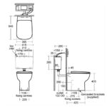 Ideal Standard Studio Echo Back-To-Wall Toilet Bowl T2827