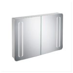 Ideal Standard 100cm Mirror Cabinet with Bottom & Front Light