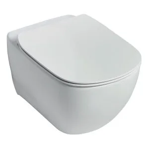 Ideal Standard Tesi Wall Hung WC Bowl & Soft Close Seat Pack