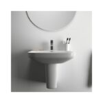 Ideal Standard i.Life A 600mm 1 Tap Hole Basin & Semi Pedestal