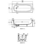 Ideal Standard i.Life Single Ended Idealform+ Bath 1700x700mm T4797