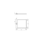 Ideal Standard i.life Ultra Flat S 1200x1000mm Shower Tray T5228 Sand