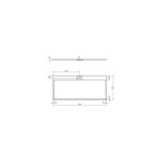 Ideal Standard i.life Ultra Flat S 2000x900mm Shower Tray T5243 White