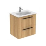 Ideal Standard i.Life A 640mm Natural Oak Wall Unit & Basin