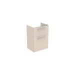 Ideal Standard i.life A 60cm Floor Vanity Unit, 2 Drawers, Matt Sandy Beige