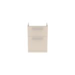 Ideal Standard i.life A 60cm Floor Vanity Unit, 2 Drawers, Matt Sandy Beige