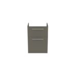 Ideal Standard i.life A 60cm Floor Vanity Unit, 2 Drawers, Matt Quartz Grey