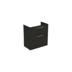 Ideal Standard i.life A 80cm Floor Vanity Unit, 2 Drawers, Matt Carbon Grey