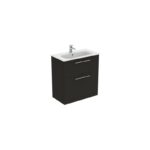 Ideal Standard i.life A 80cm Floor Vanity Unit, 2 Drawers, Matt Carbon Grey