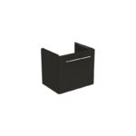 Ideal Standard i.life S 50cm Compact Wall Vanity Unit, 1 Drawer, Matt Carbon