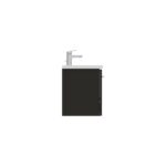 Ideal Standard i.life S 50cm Compact Wall Vanity Unit, 1 Drawer, Matt Carbon