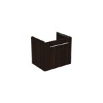 Ideal Standard i.life S 50cm Compact Wall Vanity Unit, 1 Drawer, Coffee Oak