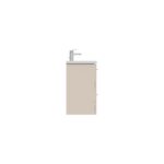 Ideal Standard i.life S 50cm Compact Wall Vanity Unit, 2 Drawers, Matt Beige