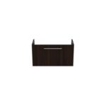 Ideal Standard i.life S 80cm Compact Wall Vanity Unit, 1 Drawer, Coffee Oak