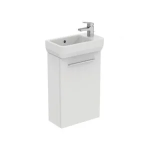 Ideal Standard i.Life S Guest 45cm Matt White Unit & Basin, Chrome Handle