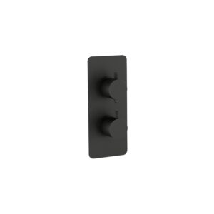 Imex Ravine Matt Black 2-Handle 1-Outlet Concealed Shower Valve