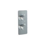 Imex Ravine Chrome 2-Handle 2-Outlet Concealed Shower Valve