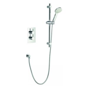 Imex Arco Single Outlet Concealed Shower Valve & Slide Rail Kit Pack